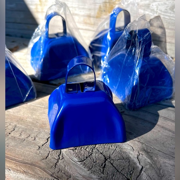 Blue Cow Bells (set of 11) - Picture 4 of 8